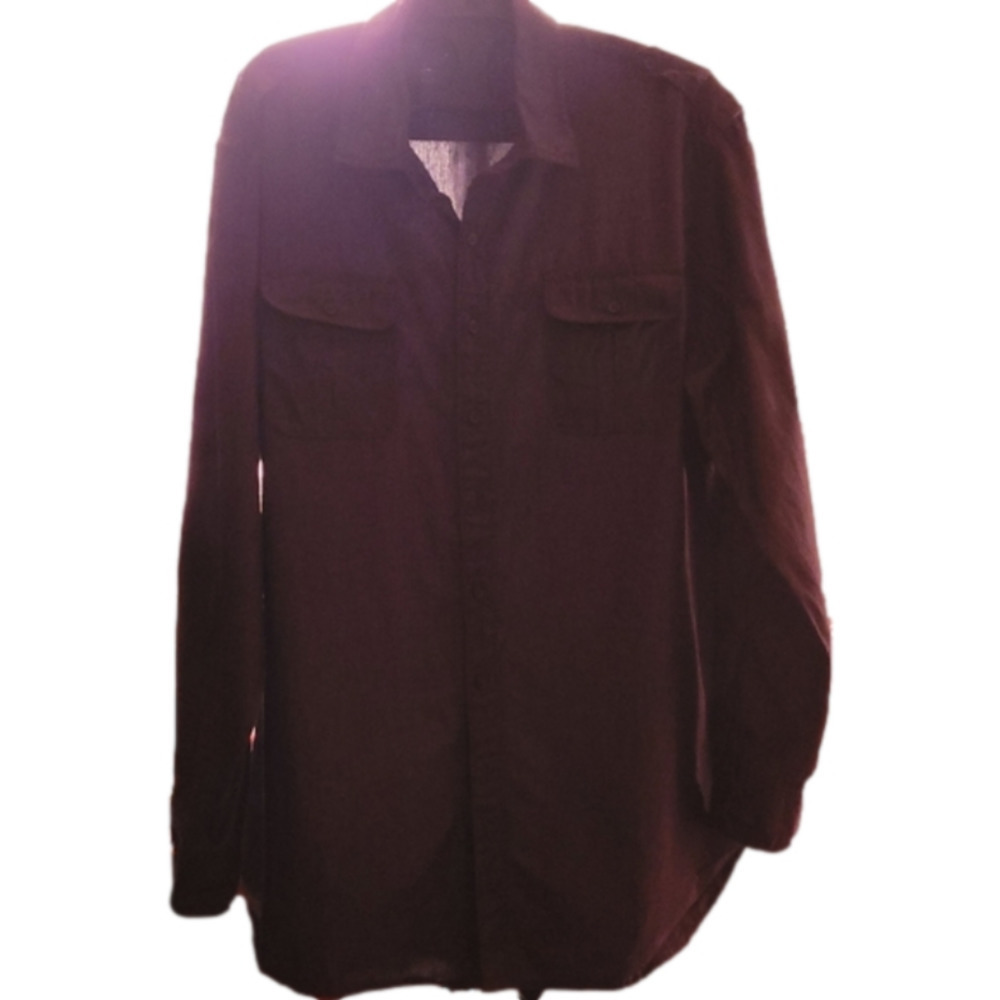 APT. 9 Dark Grey Button Down Shirt. Size XL. EXCELLENT CONDITION! - Picture 3 of 5